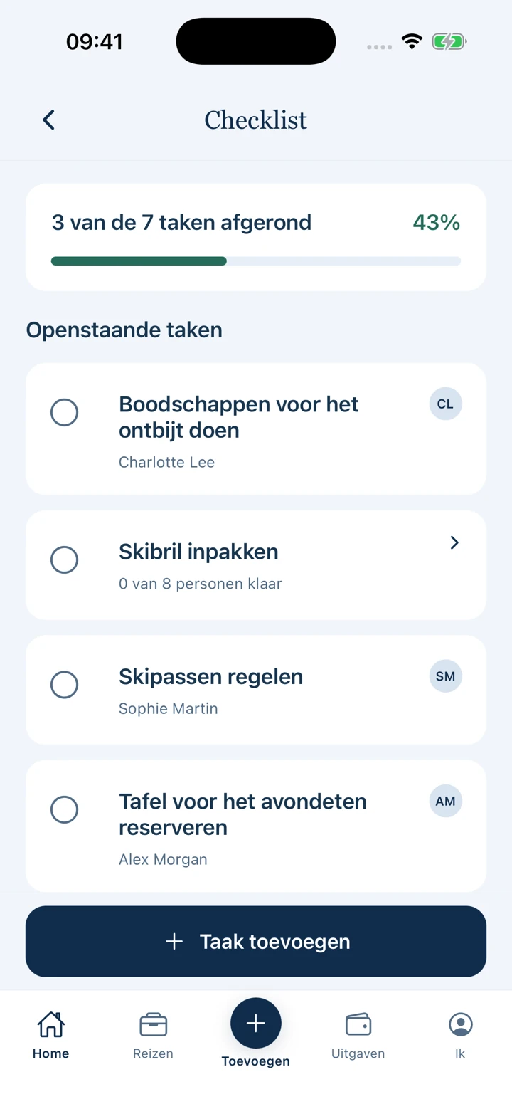 Pistio. — Taken, met voorbeeldgegevens van een reis